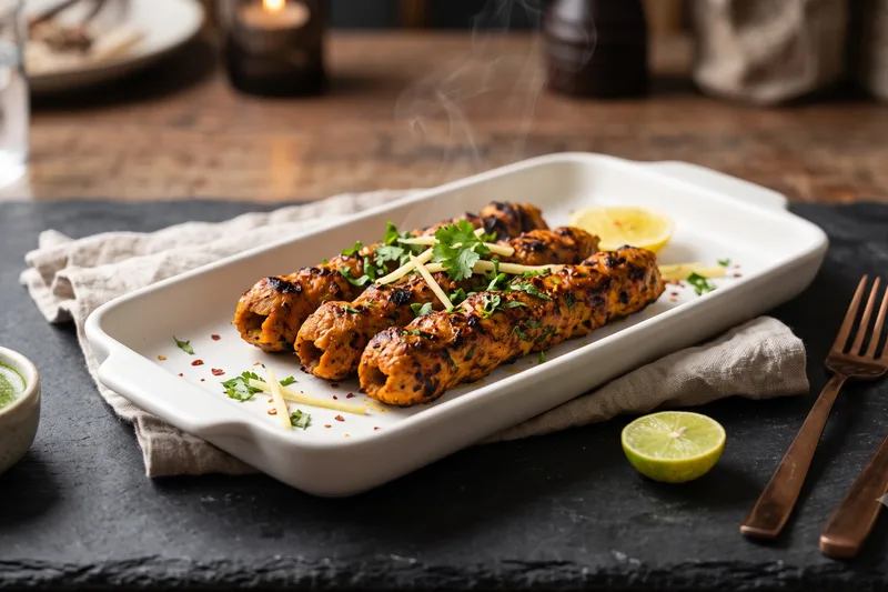 Smoky Mutton Seekh Kababs